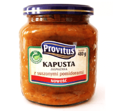 Picture of KAPUSTA ZASMAZANA Z SUSZONYMI POMIDORAMI 520G PROVITUS