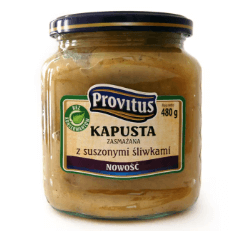 Picture of KAPUSTA ZASMAZANA Z SUSZONYMI SLIWKAMI 520G PROVITUS